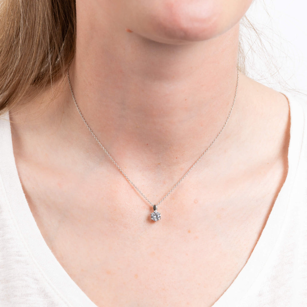 Diamonfire Sechs-Krappen-Anhänger mit Karat