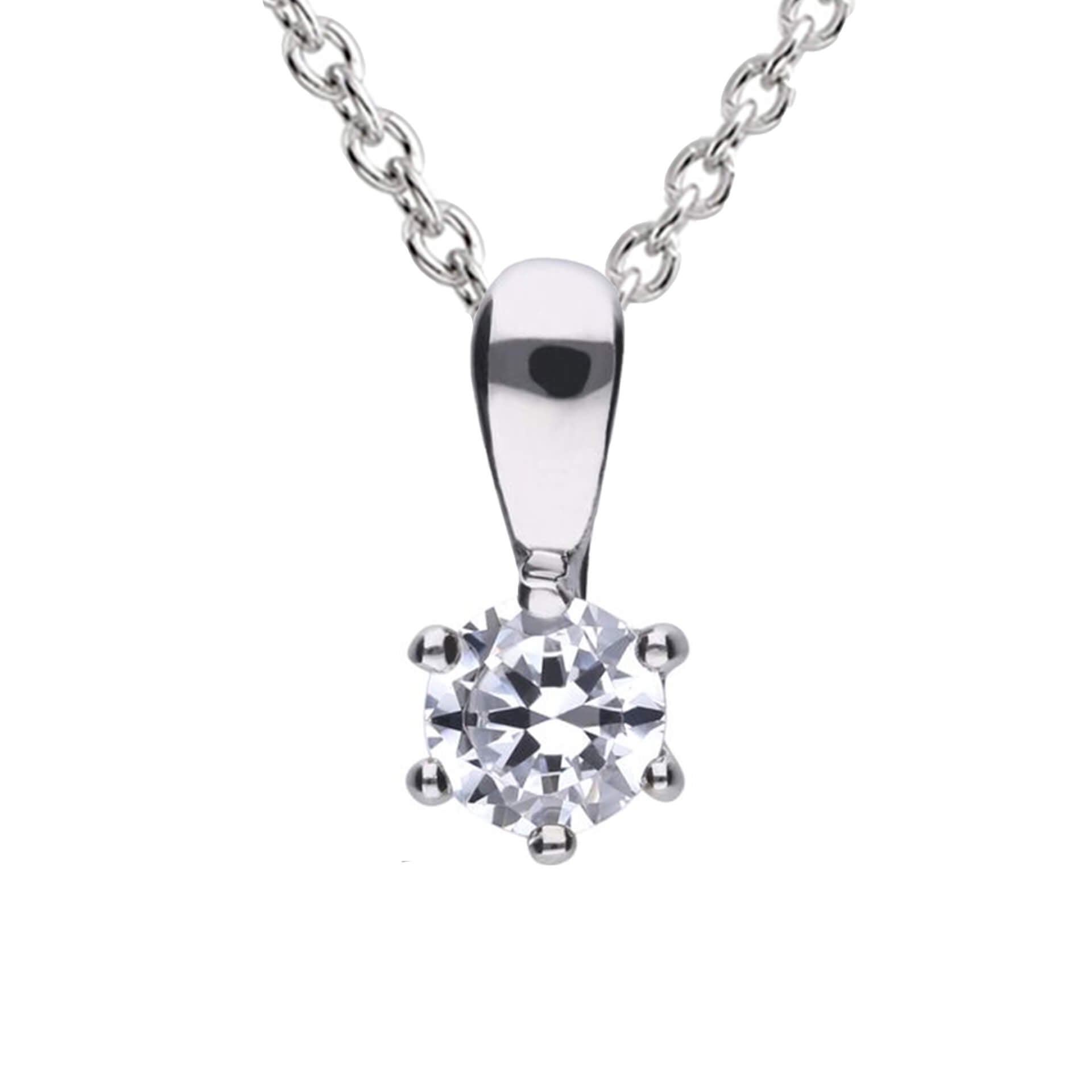 Diamonfire Sechs-Krappen-Anhänger mit Karat