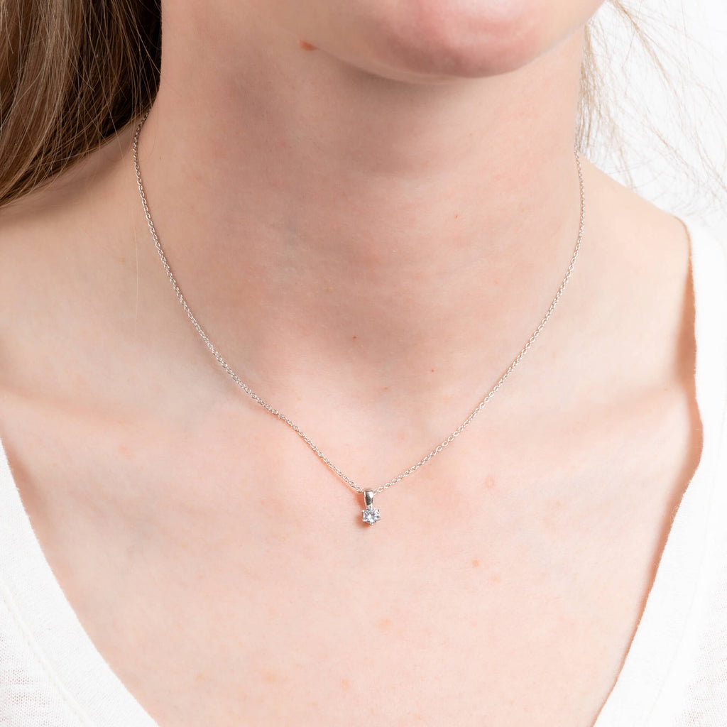 Diamonfire Sechs-Krappen-Anhänger mit Karat