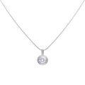 Diamonfire Round Cluster Pendant