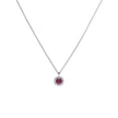 Diamonfire Round Colour Pave Pendant