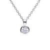 Diamonfire Bezel Set Carat Pendant