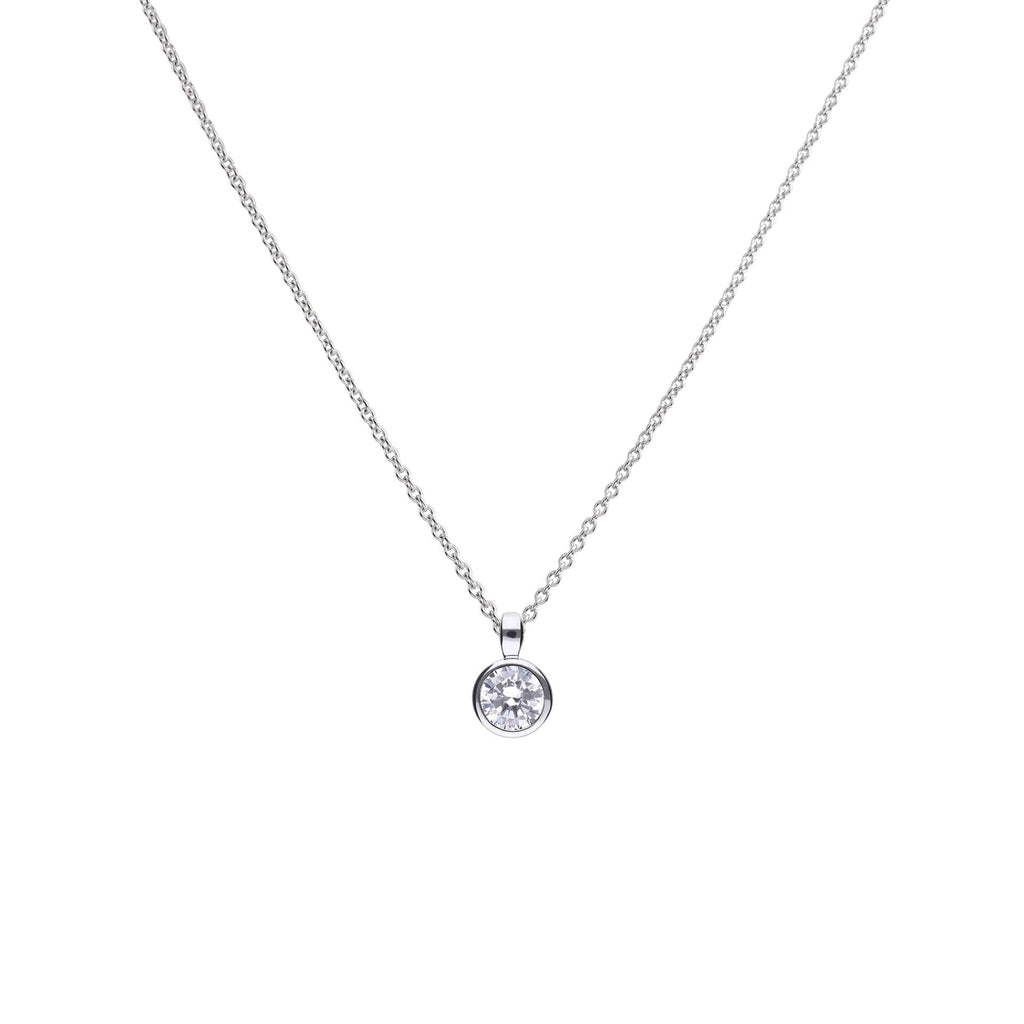 Diamonfire Bezel Set Carat Pendant