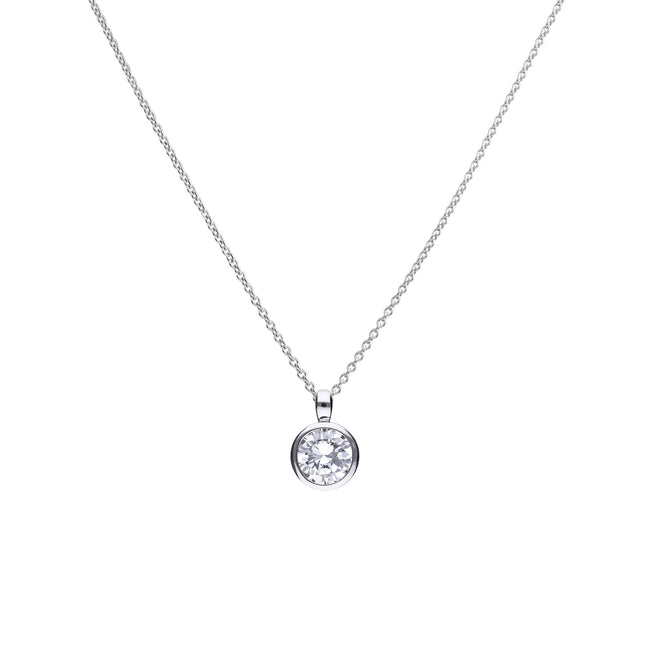 Diamonfire Bezel Set Carat Pendant