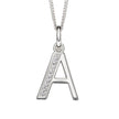 Beginnings Initial Pendant with CZ