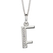 Beginnings Initial Pendant with CZ