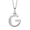 Beginnings Initial Pendant with CZ