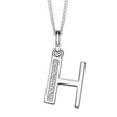 Beginnings Initial Pendant with CZ