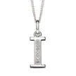 Beginnings Initial Pendant with CZ
