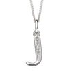 Beginnings Initial Pendant with CZ