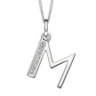 Beginnings Initial Pendant with CZ