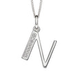 Beginnings Initial Pendant with CZ