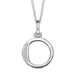 Beginnings Initial Pendant with CZ
