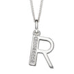 Beginnings Initial Pendant with CZ