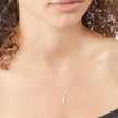 Beginnings Initial Pendant with CZ