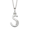 Beginnings Initial Pendant with CZ