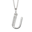 Beginnings Initial Pendant with CZ