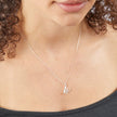 Beginnings Initial Pendant with CZ