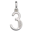 Beginnings Number Pendant with CZ