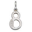 Beginnings Number Pendant with CZ