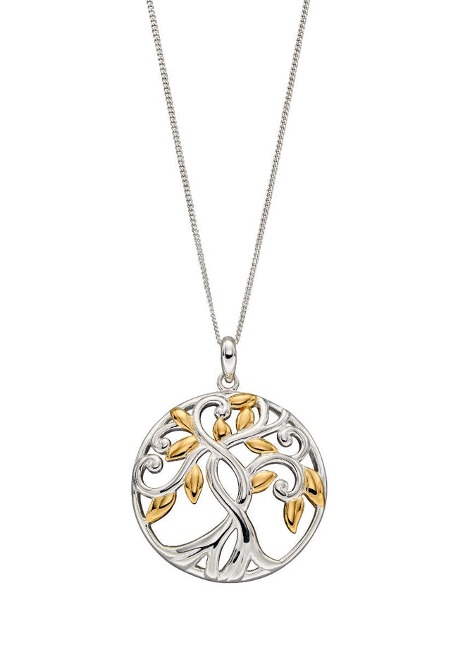 Beginnings Tree of Life Gold Plate Pendant
