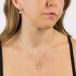 Diamonfire Infinity Zirconia Drop Earrings