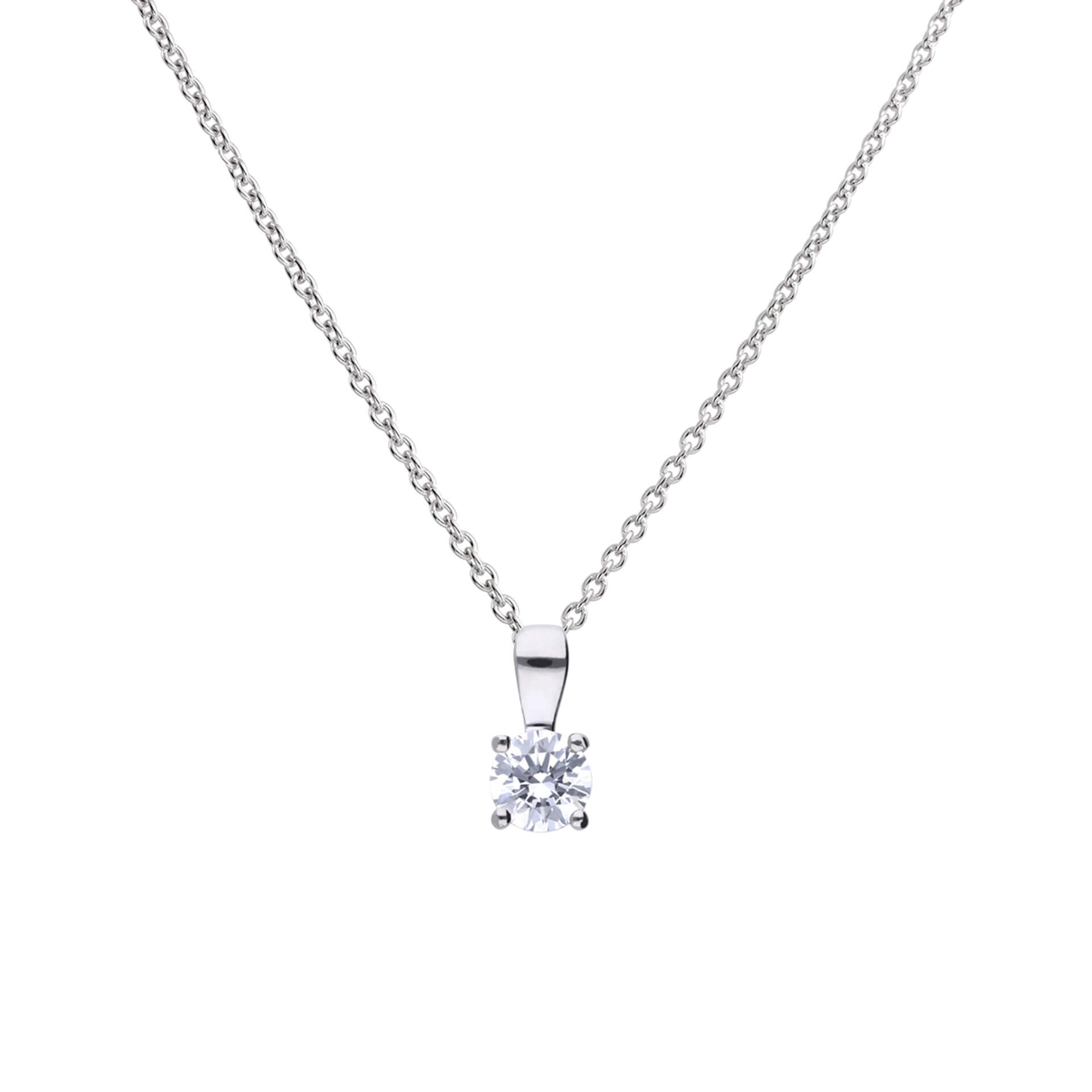 Diamonfire Anhänger mit vier Krallen und Karat