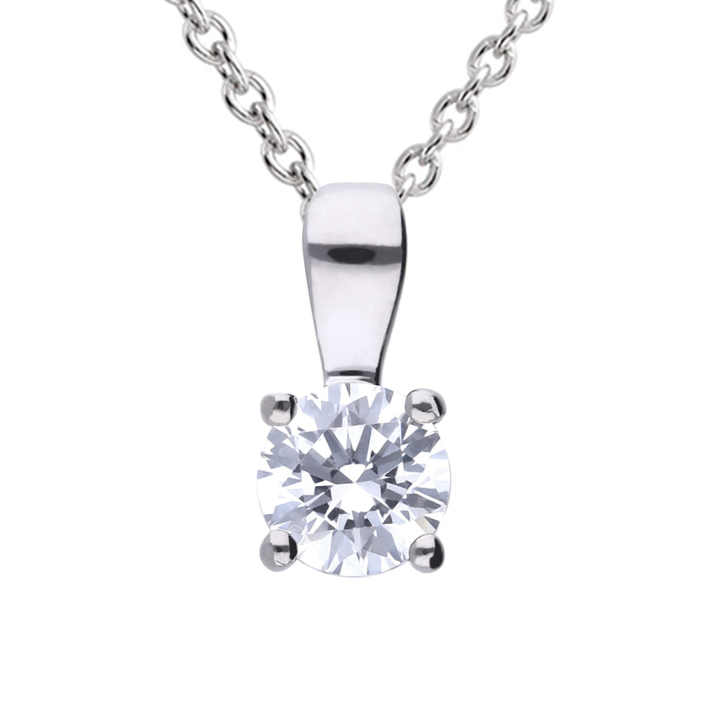 Diamonfire Anhänger mit vier Krallen und Karat