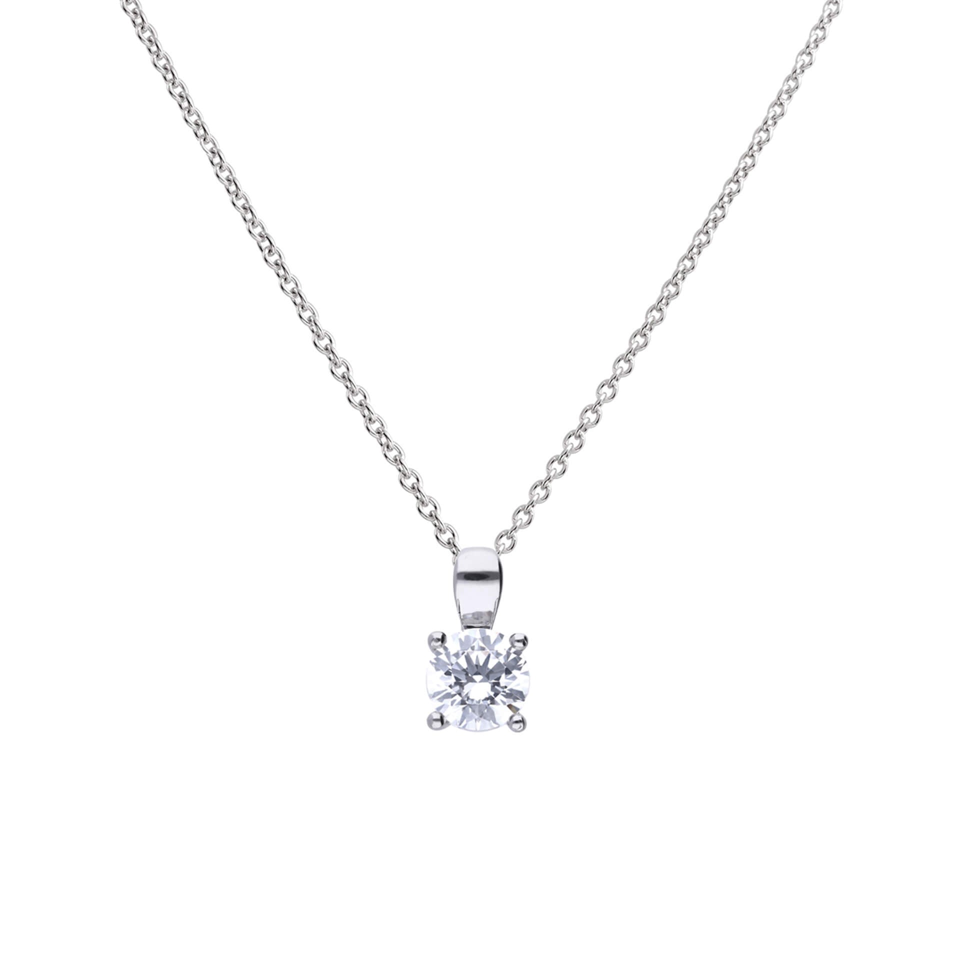 Diamonfire Anhänger mit vier Krallen und Karat