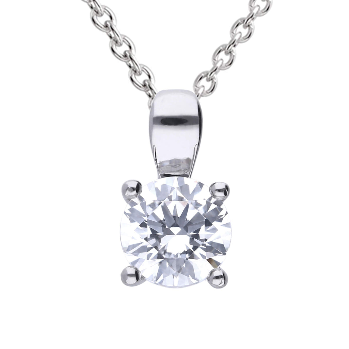 Diamonfire Four Claw Carat Pendant