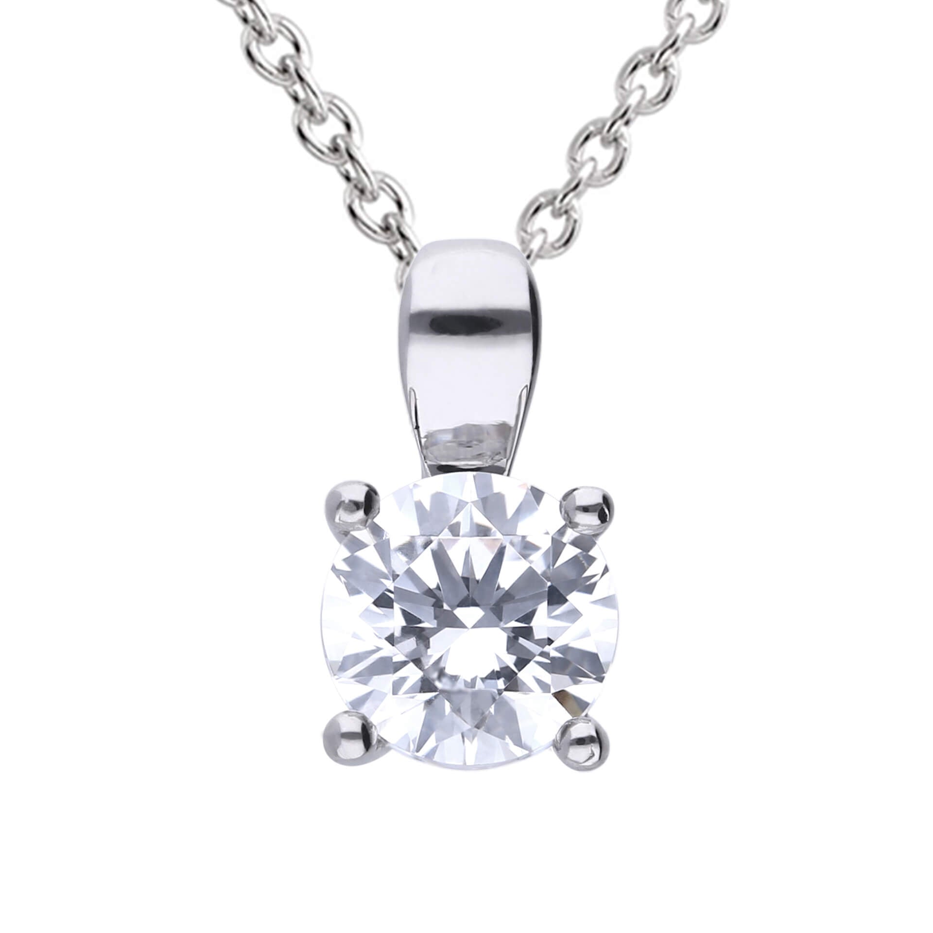 Diamonfire Anhänger mit vier Krallen und Karat