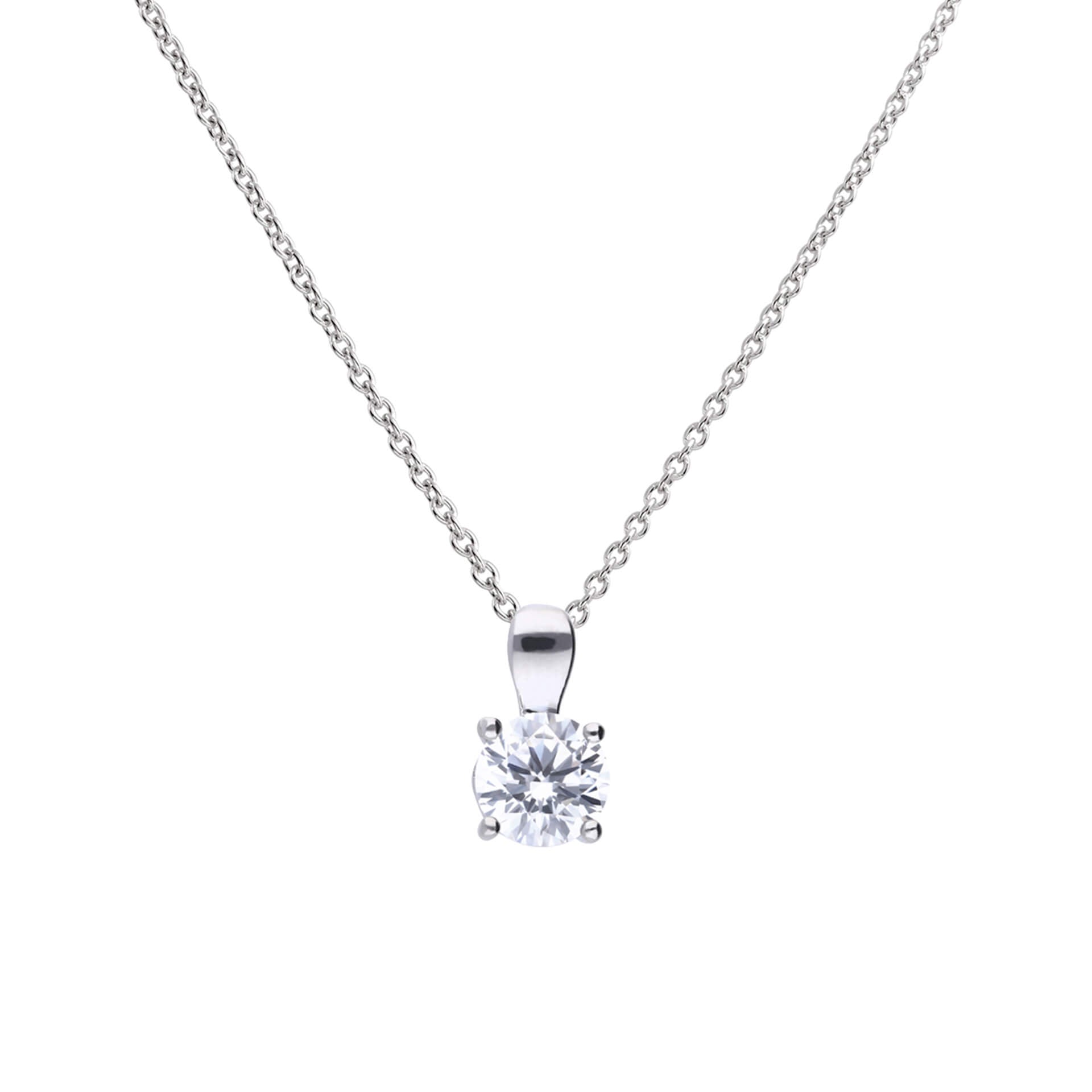 Diamonfire Anhänger mit vier Krallen und Karat