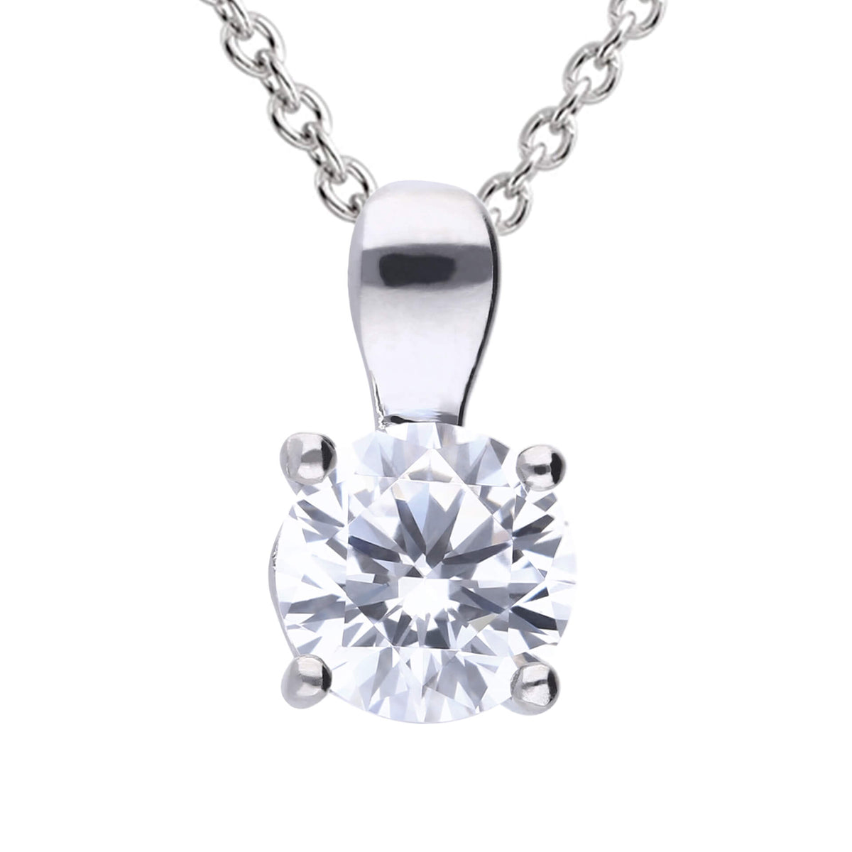 Diamonfire Four Claw Carat Pendant