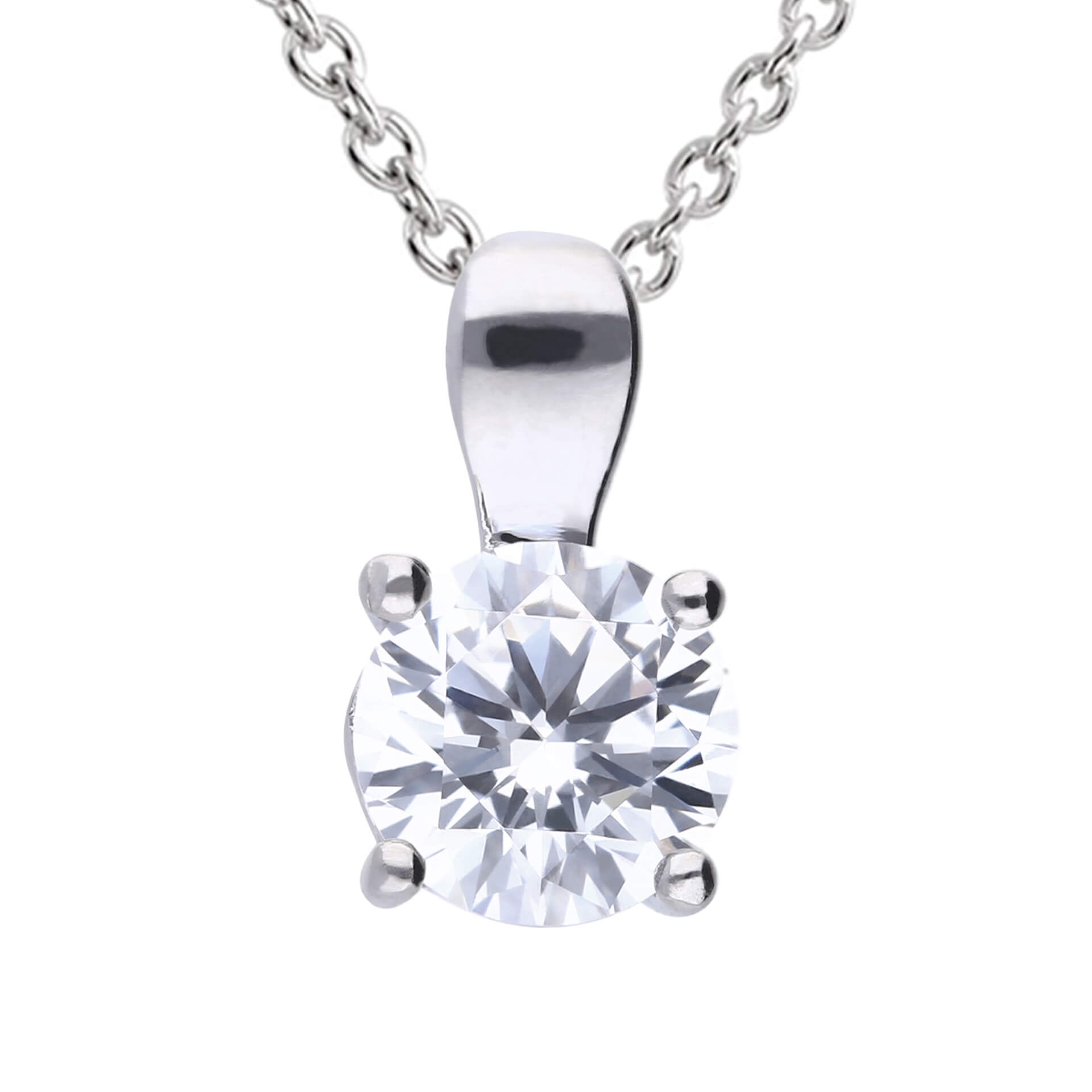 Diamonfire Anhänger mit vier Krallen und Karat