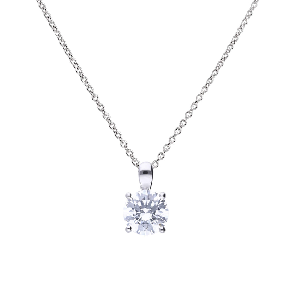 Diamonfire Anhänger mit vier Krallen und Karat