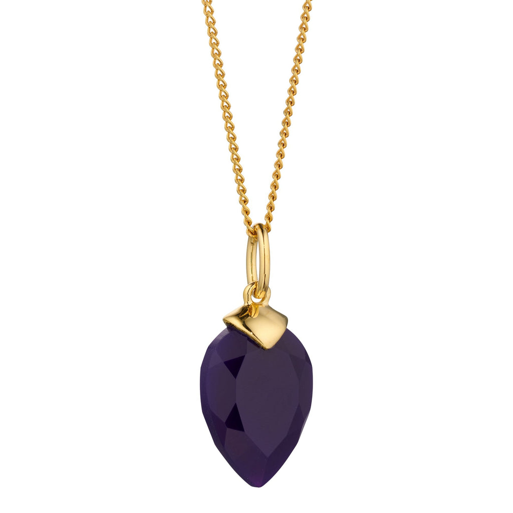 Beginnings Chalcedony Birthstone Pendant