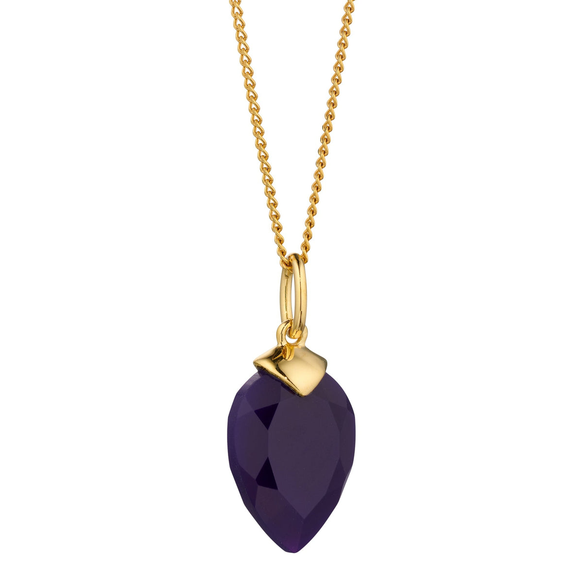 Beginnings Chalcedony Birthstone Pendant