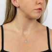 Beginnings Chalcedony Birthstone Hoop Earring Charms