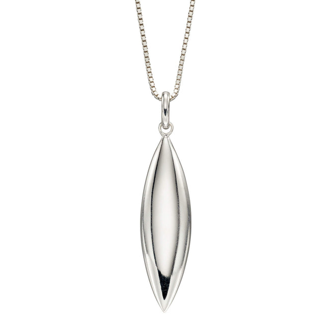 Beginnings Navette Shaped Drop Pendant