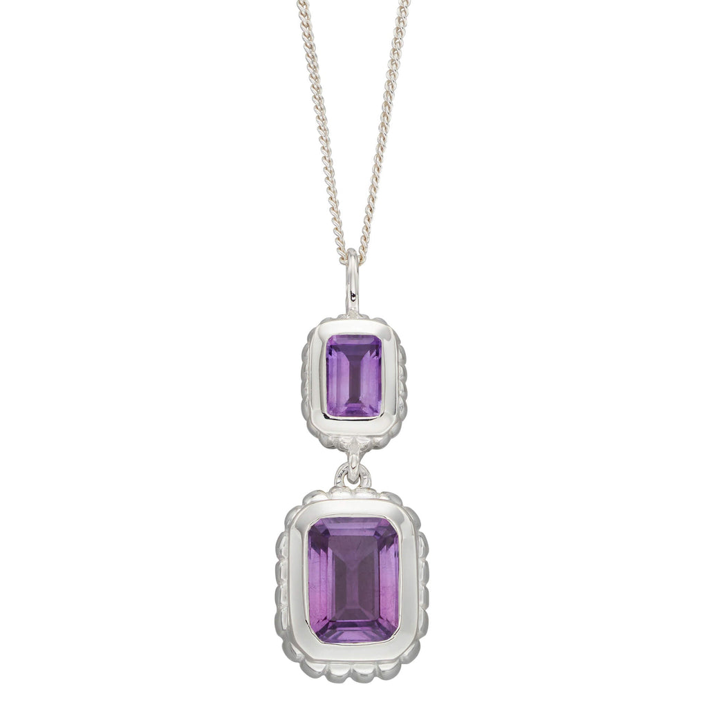 Beginnings Curve Surround Double Drop Pendant