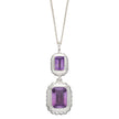 Beginnings Curve Surround Double Drop Pendant