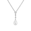 Colgante de gota con cadena de perlas Shell de Diamonfire