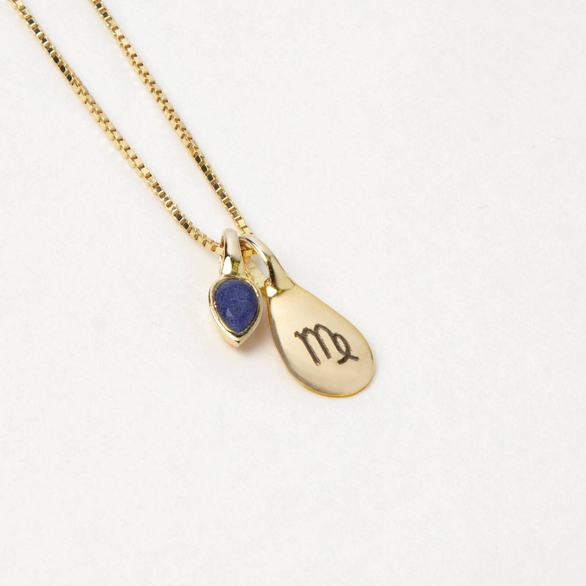 Beginnings Droplet Shaped Engravable Tag Pendant