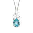 Beginnings Petal Drop Pendant with Crystal