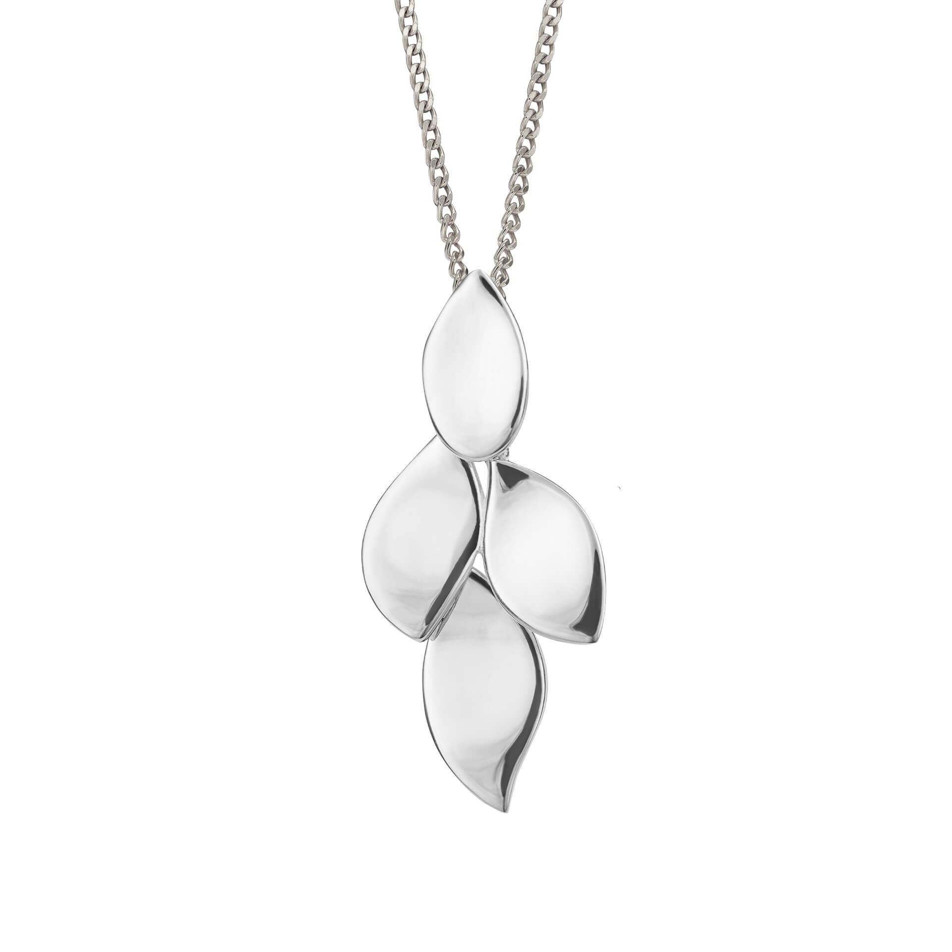 Beginnings Flowing Petals Drop Pendant