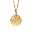 Beginnings Diamond Cut Disc Pendant