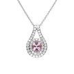 Diamonfire Anhänger Teardrop Pink Zirkonia
