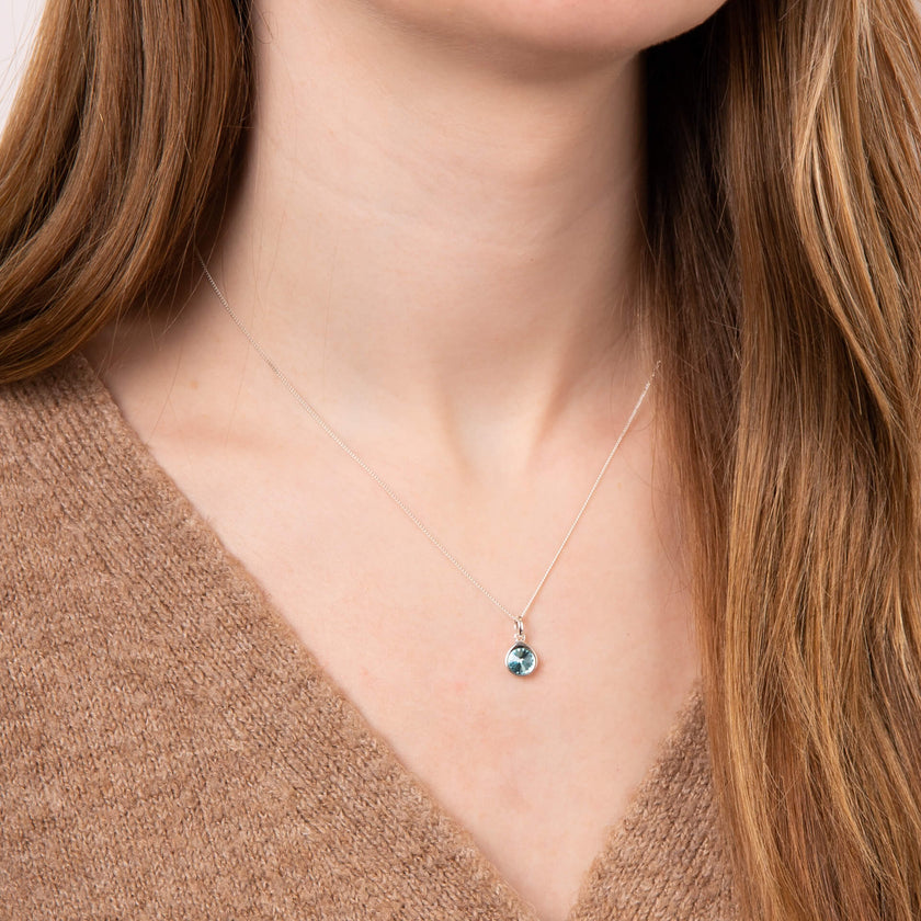Beginnings Crystal Teardrop Pendant
