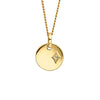 D For Diamond Round Pendant with Diamond Star