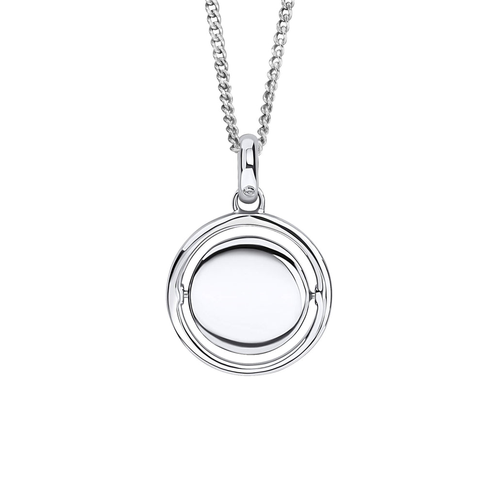 D Für Diamant Runder Spinner-Anhänger mit Diamant